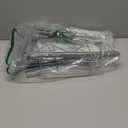 Pull Out Trash Can Under Cabinet, Door Mount & Pull Handle Twin-Mode, Pull-Out Garbage Holder, Under Sink Pull-up Kit with Soft-Close Slides, for Kitchen, Sink, Drawer(Bin Not Included) (18''D12''W17''H, Silver)