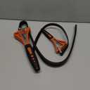 ValueMax 2-piece Strap Wrench Set, Adjustable Oil Filter Wrench with Max Diameter 4" (Small) & 6" (Large) for Shower Head Water Filter, Jar Opener Set (Orange)