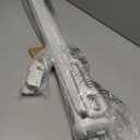 Reinforced Retractable Baby Gate or Mesh Dog Gate,Easy to Use for Stairs, Doorways, Hallways, Indoor, Outdoor, Wide Pet Gate 33.5" Tall, Extends to 55" Wide, White