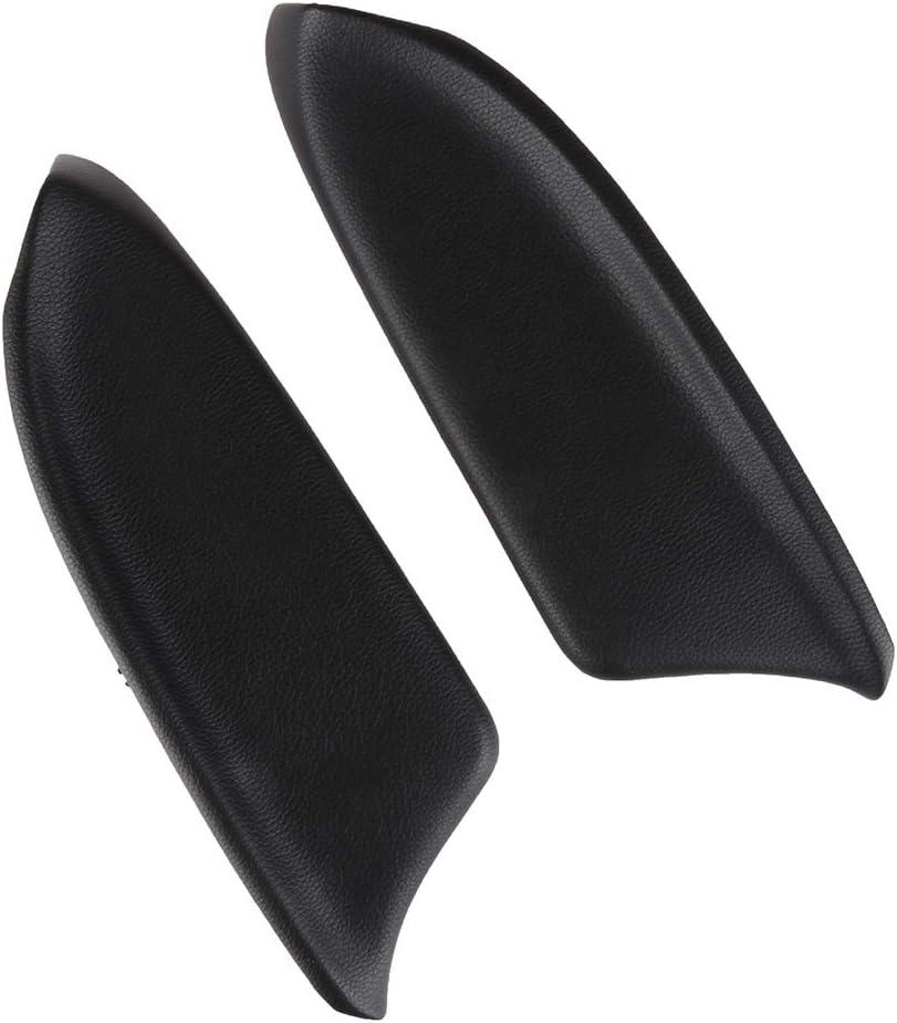LUJUNTEC Front Door Panels Armrest fits 2008-2012 For Honda For Accord Door Armrest Black(2PCS)