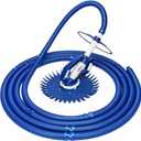 VINGLI Pool Vacuum Above Ground Indoor Outdoor Automatic Swimming Pool Cleaner Sweep Sweeper with 33FT Hoses (Nave Blue)