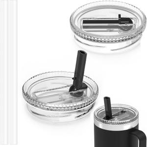 30 oz Tumbler Straw Lid - Stronghold Lid for the YETI Rambler Travel Mugs Only, Replacement Cap BPA Free (30oz Twist Lids 2 pack)