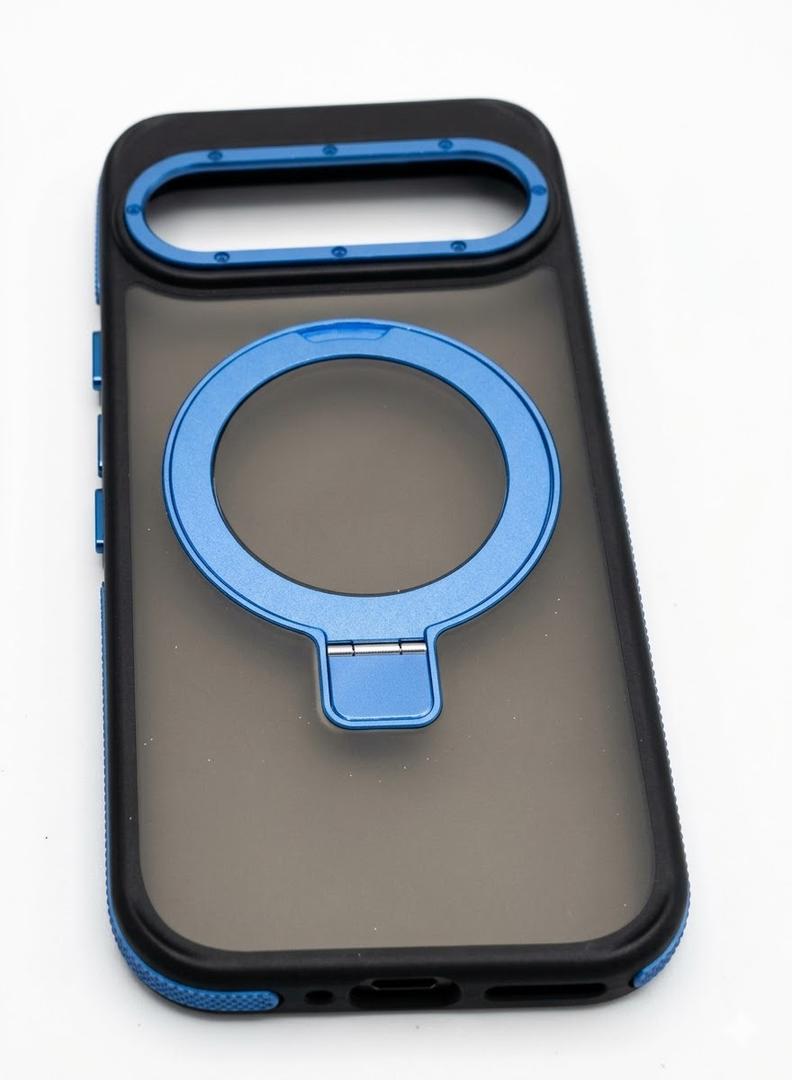 TORRAS 360°Spin Magnetic Stand for Google Pixel 9 Pro Case/Pixel 9 Case, 12FT Military Protection, Compatible with Magsafe, Shockproof Translucent Slim Pixel 9 Pro Phone Case with Ring Holder