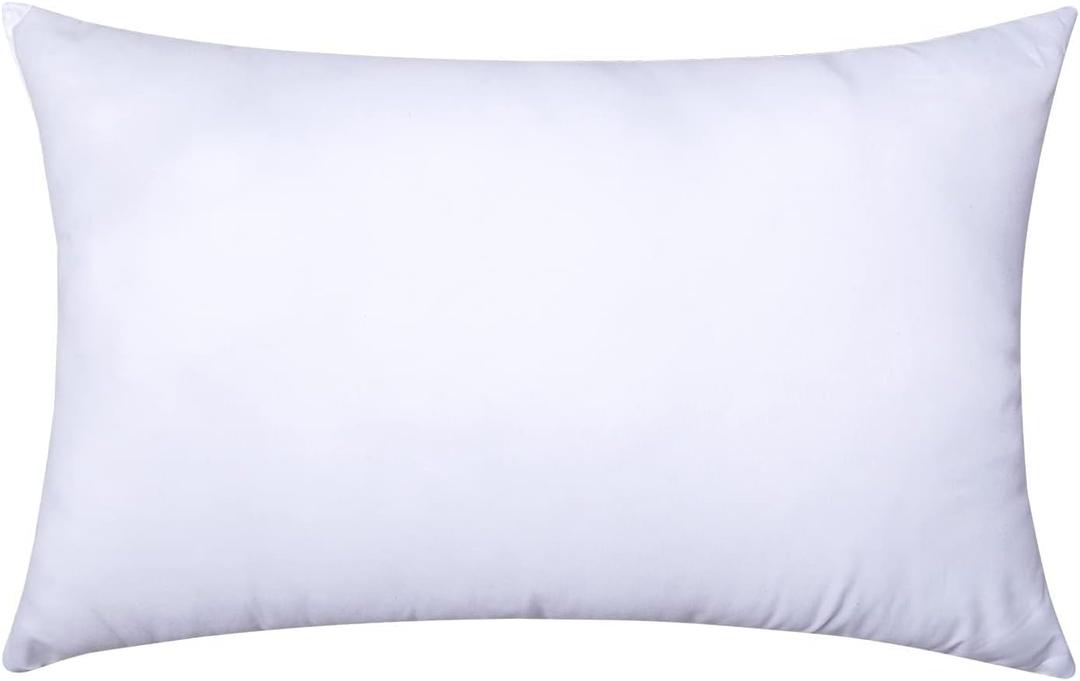 MIULEE Throw Pillow Insert Premium Pillow Stuffer Sham Rectangle for Decorative Cushion Bed Couch Sofa 14x20 Inch