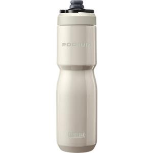 CamelBak Podium Steel Insulated Stainless Steel Bike Water Bottle Stone, 22oz