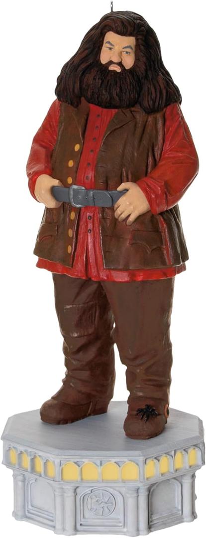 Hallmark Keepsake Christmas Ornament 2025, Harry Potter and The Chamber of Secrets Collection Hagrid with Light and Sound, Gifts for Harry Potter Fans
