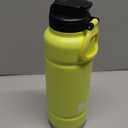 bubba Trailblazer Insulated Stainless Steel Water Bottle with Straw Lid, 40oz, Limelight Powder Coat