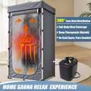 Sauna Steamer Machine, 4L 1200W Portable Sauna Steamer with Remote Control
