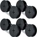 4 Pairs Universal Typewriter Ribbon, Durable, Portable, Compatible with Most Vintage Manual Typewriter, Calculator Ribbon for Great Print Capacity and Brightness(Black)