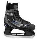 Hockey Ice Skates for Kids and Adults, Soft Boot with Pre-Sharpened Stainless Steel Blades, Reinforced Toe Cap, Light Weight Holder for Recreational Skating and Casual Hockey (US Men Size 10, US Women Size 12)