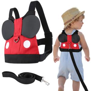 Toddler Leash for Baby Boys and Girls - Adjustable Safety Harness Baby Leash for 1-4 Year Olds, Perfect for Disney Trips, Airports, Malls, Zoos, and Kids with Autism