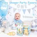 24 PCS Baby Bottle Opener Favors Baby Boy Shower Party Favors Baby Boy Shower Gifts Decorations Souvenirs for Guest (Blue, 24)