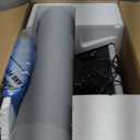 VEVOR Airbrush Spray Booth, Portable Hobby Airbrush Paint Spray Booth Kit with 4 LED Light, Powerful Dual Exhaust Fans, Turntable and 6 ft Extension Hose, for Painting Models, Arts, Crafts, Cakes