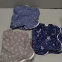 Baby Swaddles for Newborns with Zipper, 100% Cotton Newborn Swaddle Sack, 3 Pack Baby Swaddles 0-3 Months Swaddle Sleep Sack for Newborn Baby Boy Girl Blue Planet (Small)