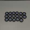 Boao 24 Pieces 38mm Poly Seal Screw Caps Growler Caps Plastic Lids Amber Boston Round Glass Beer Bottles Poly Cone Cap Brewing Wine Jug Cap Fits Most 1/2 and 1 Gallon Jugs