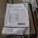 COMHOMA Shed Outdoor Storage Shed Metal,Lockable Doors Tool Sheds with Sloping Roof,Steel Garden Shed with Air Vent for Backyard,Patio,Lawn,Poolside (Brown, 5'*3')