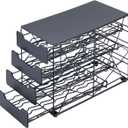 Rice rat k cup Holders for Counter Small for Keurig k-cup Holder for mr Coffee for Tea (84 pods-4 tiers)