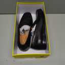 Journey West Mens Dress Shoes Slip on Penny Loafers for Men (US 8.5, Black)