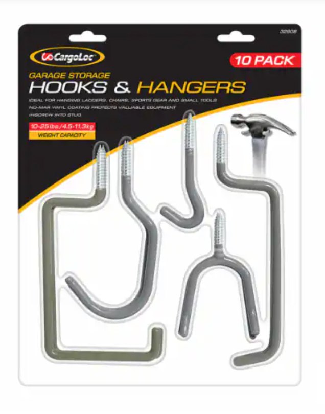 CARGOLOC 6 PC HOOKS & HANGERS