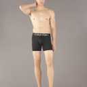 Calvin Klein 3-Pack Microfiber Boxer Briefs (Black, M)