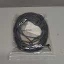 Nanxudyj 3.5mm Audio Cable 40ft/12M, Stereo AUX 3.5MM to 3.5MM 90 Degree Long Auxiliary Cord Aux 3.5Mm Male to Male Right Angle TRS Cable Compatible for Headphone,Tablets, Speakers, 24K Gold Plated