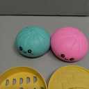 Dumpling Squishy, Dumpling Squishy Mystery Box, Cute Big Squishy Dumpling Stress Ball Fidget Sensory Toy for Adults Anxiety Relief, Novelty Squeeze Ball for Office Desk