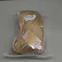 WIGNEE 26 Inch Long Curly Wavy Wig for White Women Synthetic Middle Part Honey Blonde Hair Wig Glueless with Bangs Natural Hairline Looking Wear and Go for Daily/Cosplay/Halloween