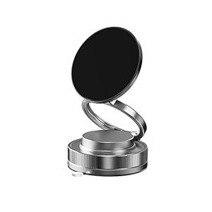 7F 2025 Upgraded Magnetic Vacuum Car Phone Holder, for Magsafe Suction Cup Phone Mount, 360° Adjustable Car Phone Mount, Universal Car Accessories