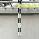 THE ART BOX 5 feet Artificial Hanging Flowers Vine Green Silk Gajra Garland for Wedding, Diwali Decoration Floral Arch Party Garden Home Decor (2 Pc) 