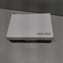 Nine WEST Womens Wnflax (6 Wide, Black Leather)