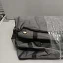 LHZK Standing Extra Large Utility Tote Bag with Metal Wire Frame and the Sides Rinforced, Extra Large Tote Bag with Handle, Reusable Grocery Bags Foldable, Beach Bag, Car Tote (Grey) (22.5''x10.5''x12''-1 Pack, Dark Gray)