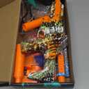 2 Pack Gel Splatter Blasters, Full Auto Electric Splatter Ball Toy, 10 Rounds Per Seconds, 50000+, 600 Hopper, 2 Rechargeable Batteries, Outdoor Activities Team Game Toy for Age 12+ Year Up