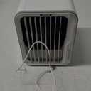 BLACK+DECKER Desktop Air Cooler, Personal Portable Fan with 3-Speeds, Evaporative Air Cooler with 0.5L Water Tank, Air Cooler Fan for Desk, Home, Office, Bedroom, and more, BDMC10, White/Gray