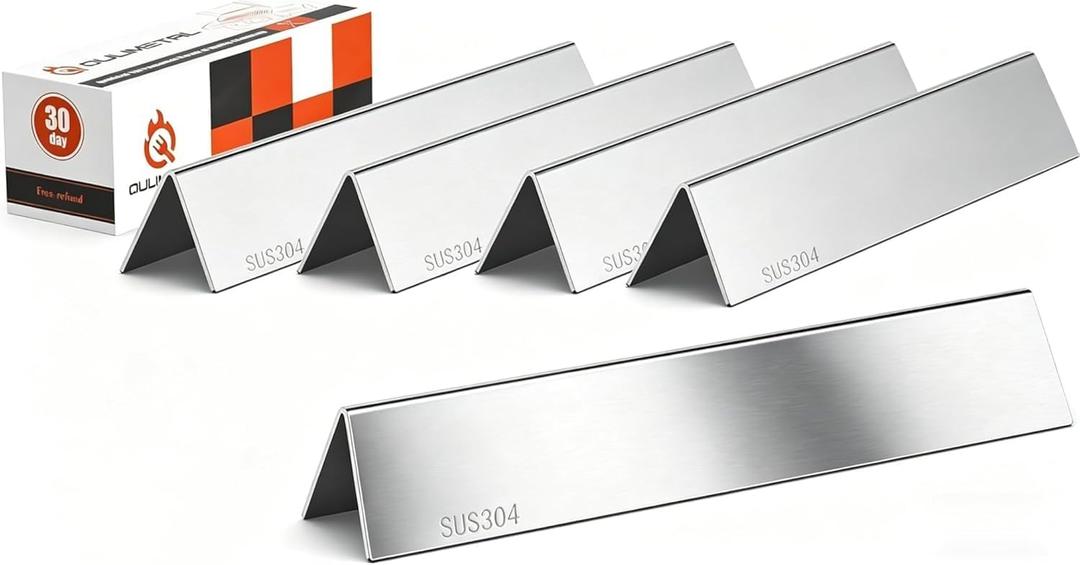 QuliMetal SUS304 17.5" Flavorizer Bars for Weber Genesis 300 Series Grills