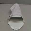 Vensovo 12 Inches Galvanized Wall Planters - 2 Packs Metal Tin Vases for Flowers Indoors, Farmhouse Hanging Planter Tall Flower Holder for Country Decor Outdoors, White