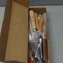 Classic 3-Piece Garden Tool Set - Durable Stainless Steel with Wood Handles. Trowel, Rake & Transplanter for Easy Digging, Weeding & Planting - by Truly Garden