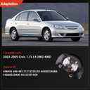 Front Left Steering Knuckle Wheel Bearing Hub Assembly for 2003-2005 Civic
