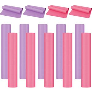 10 Pack Yoga Mats Bulk, 68'' x 24'' x 4mm Thick Yoga Mats for Kids and Adult Gym Mats Bundle Latex Free Exercise Mats with Non Slip Texture for Outdoor Yoga, Pilates or Workout