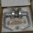 Leydebong Bathroom Privacy Indicator Handle Lock, Large in-USE or Vacant Indicator, Commercial Grade Bathroom Door Lock Handle with Occupancy Indicator