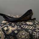 Ruaruarug Area Rug Non Slip Machine Washable Ultra Soft Living Room/Bedroom/Kitchen/Outdoor/Classroom Black Gold, 8'10'