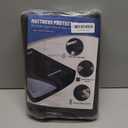 Mattress Bags for Moving, BETU Mattress Protector Waterproof Mattress Cover Full Size Storage Bags with 8 Heavy-Duty Handles and Zipper for Bed Extra Thick Large Reusable (77"x57"x15" Black)