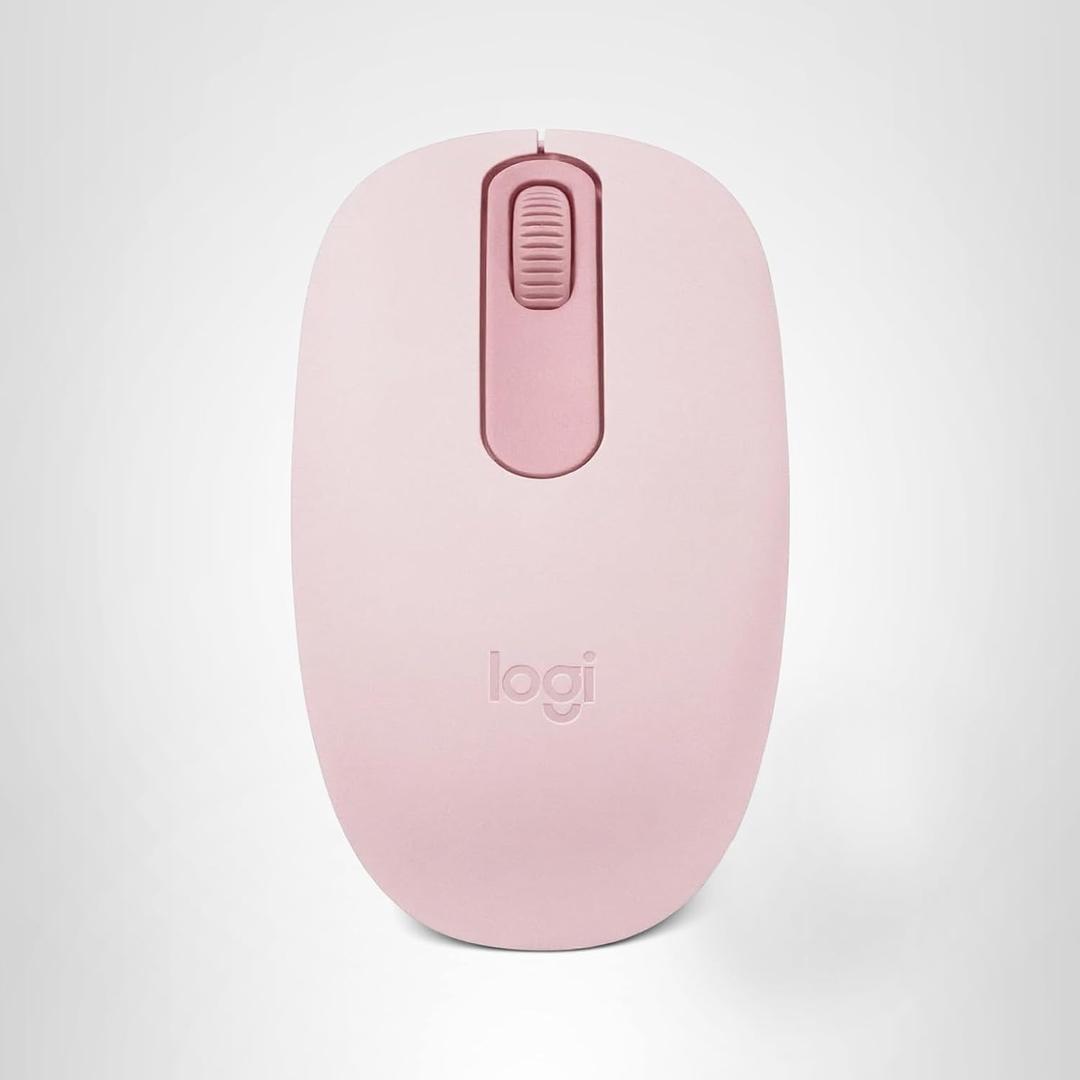 Logitech M196 Bluetooth Wireless Mouse, Compact and Portable Mouse for Laptops, Tablets and More, 12-Month Battery, Smooth Tracking, Compatible with PC and Mac, Windows and macOS - Rose