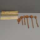 Natural Wooden Spoons and Forks Set (Set of 6), Hostess Gifts for Women, Couple, Valentines Gifts Ideas, New Year for Mom, Kitchen Cottagecore, Handmade Cooking Gift Ideas