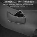 TOPABYTE Seat Side Anti Kick Pads for Tesla Model Y Juniper Launch Series Accessories 2026 2025 Interior Guard Floor Mat Water Resistant & Dirt Center Console Protector Cover