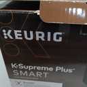 Keurig K-Supreme Plus SMART Coffee Maker, Single Serve K-Cup Pod Coffee Brewer, BREWID and MultiStream Technology, 78 Oz, Black