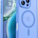 CANSHN Magnetic Compatible with iPhone 16 Pro Max Case, Upgraded [Full Camera Protection] [Compatible with Magsafe] [Translucent Matte] Shockproof Protective Phone Cover 6.9 Inch - Ultramarine