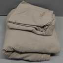 LBRO2M 100% France Linen Duvet Cover Set King Size 3 Pcs Natural Flax Comforter Cover with Zipper Closure 2 Pillowcase Breathable Duvet Cover (Linen King)