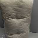 downluxe Outdoor Bench Cushion for Patio Furniture, Water Resistant Tufted Overstuffed Porch Swing Cushions, Thick Outdoor Loveseat Cushions, 44" X 19" X 5", Beige, Set of 1