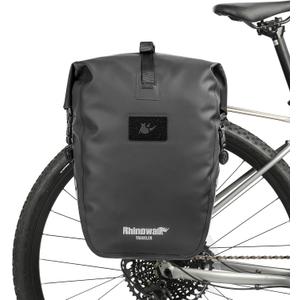 Rhinowalk Bike Pannier Bag 20L Waterproof Bicycle Bag Motor Pannier Backpack Shoulder Bag Laptop Pannier Travel Bag Professional Cycling Accessories (1 PCS)