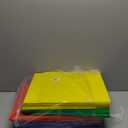 24 Pack Colorful Privacy Floders for Student Desks - Durable Plastic Erasable - Testing Dividers for Classroom - Easy Clean Privacy Shields for Student Testing Desk dividers- Includes Extra Labels